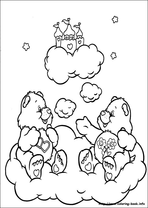 The Care Bears coloring picture